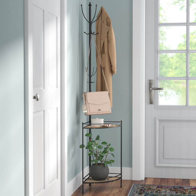 Trent Austin Design Corner Metal/Wood Coat Rack & Reviews Wayfair